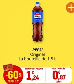 Coccinelle Supermarché PEPSI Original offre