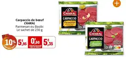 Coccinelle Supermarché Carpaccio de bœuf CHARAL offre
