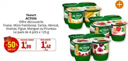 Coccinelle Supermarché Yaourt ACTIVIA offre