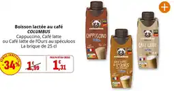 Coccinelle Supermarché Boisson lactée au café COLUMBUS offre