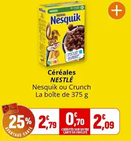 Coccinelle Supermarché Céréales NESTLÉ offre