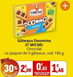 Coccinelle Supermarché Gâteaux Doomino ST MICHEL offre