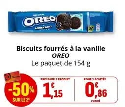 Coccinelle Supermarché Biscuits fourrés à la vanille OREO offre