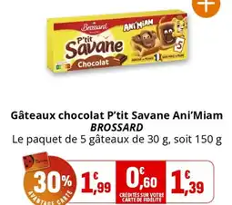 Coccinelle Supermarché Gâteaux chocolat P'tit Savane Ani'Miam BROSSARD offre