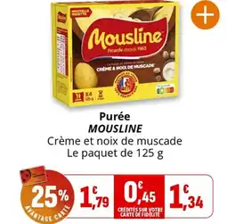 Coccinelle Supermarché Purée MOUSLINE offre