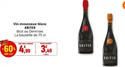 Coccinelle Supermarché Vin mousseux blanc offre