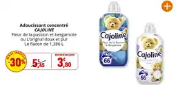 Coccinelle Supermarché Adoucissant concentré CAJOLINE offre
