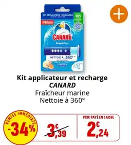 Coccinelle Supermarché Kit applicateur et recharge CANARD offre