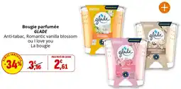 Coccinelle Supermarché Bougie parfumée GLADE offre