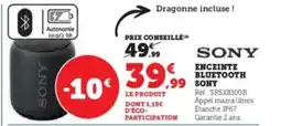 Super U Enceinte bluetooth SONY offre