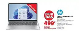 Super U Ordinateur portable hp 15,6" offre