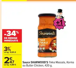 Carrefour SHARWOOD'S Sauce offre
