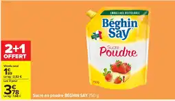 Carrefour BÉGHIN SAY Sucre en poudre offre