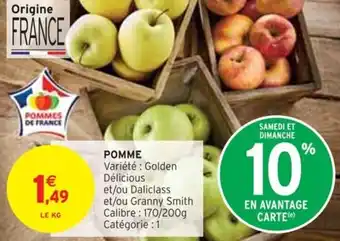 Intermarché Pomme offre