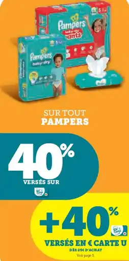 U Express SUR TOUT PAMPERS offre