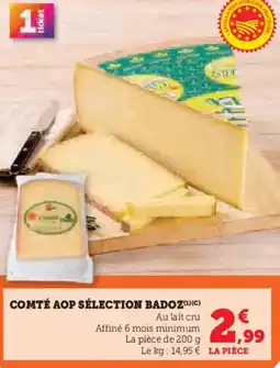 U Express Comté aop sélection badoz offre