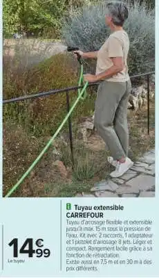 Carrefour Tuyau extensible CARREFOUR offre