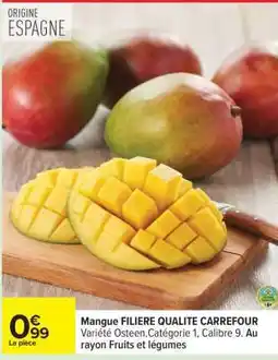 Carrefour Mangue FILIERE QUALITE CARREFOUR offre