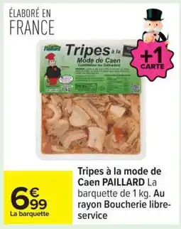 Carrefour Tripes à la mode de Caen PAILLARD offre
