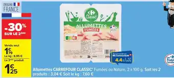 Carrefour ALLUMETTES CARREFOUR CLASSIC offre
