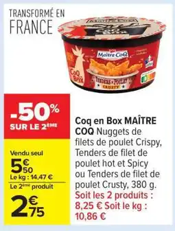 Carrefour Coq en Box Maître Coq offre