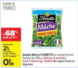 Carrefour Salade mâche FLORETTE offre
