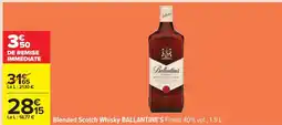 Carrefour BLENDED SCOTCH WHISKY BALLANTINE’S offre