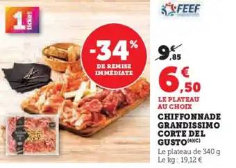 U Express Chiffonnade grandissimo corte del gusto offre