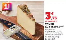 U Express Tomme aux fleurs offre