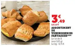 U Express Assortiment de viennoiseries fantaisies offre