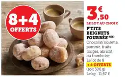 U Express P'tits beignets fourrés offre