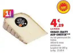U Express Ossau-iraty aop onetik offre