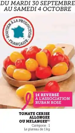 U Express Tomate cerise allongee ou melangee offre