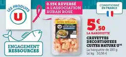 U Express Crevettes decortiquees cuites nature u offre