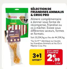 Animalis ANIMALIS / CROC PRO Sélection de friandises offre