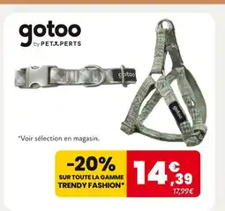 Animalis GOTOO -20% SUR TOUTE LA GAMME TRENDY FASHION offre