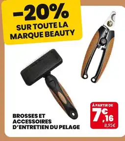 Animalis BEAUTY Brosses et accessoires d’entretien du pelage offre