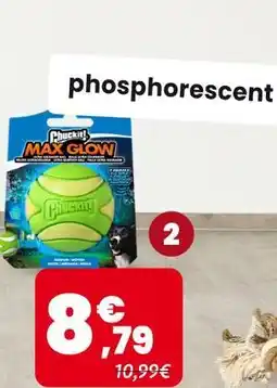 Animalis CHUCK’IT SÉLECTION DE JOUETS PHOSPHORESCENTS offre