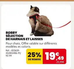 Animalis Bobby Sélection de harnais et laisses offre