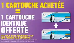 Bureau Vallée Brother 1 cartouche achetée = 1 cartouche identique offerte offre