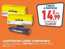 Bureau Vallée Brother / HP Cartouche Laser Compatible TN2420 offre