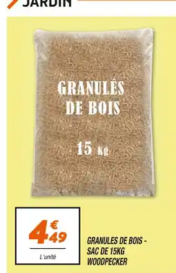 Netto WOODPECKER Granulés de bois - sac de 15kg offre