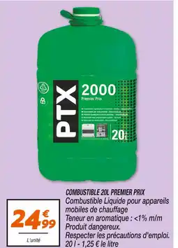 Netto PTX COMBUSTIBLE 20L PREMIER PRIX offre