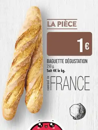 Match Baguette dégustation offre