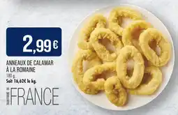 Match Anneaux de calamar à la romaine offre