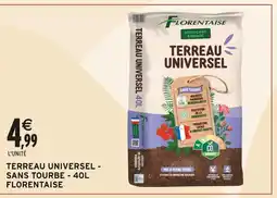Intermarché Florentaise Terreau universel - sans tourbe - 40L offre