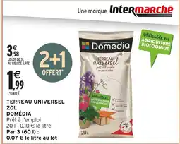 Intermarché DOMÉDIA Terreau universel 20 l offre