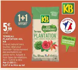 Intermarché KB Terreau Plantation offre