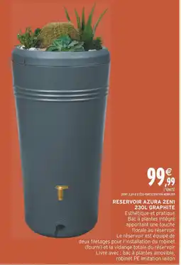 Intermarché Réservoir Azura 2en1 230L Graphite offre
