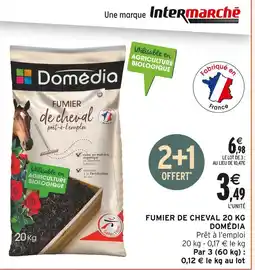Intermarché DOMÉDIA Fumier de cheval prêt-à-l'emploi offre